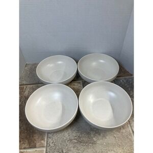 Set of 4 HOME Thailand White Ceramic Serving Bowls